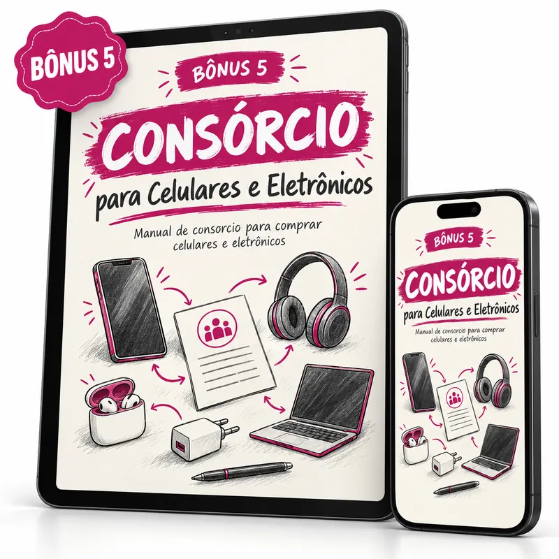Bônus 5: Manual de Consórcio para Comprar Celulares e Eletrônicos